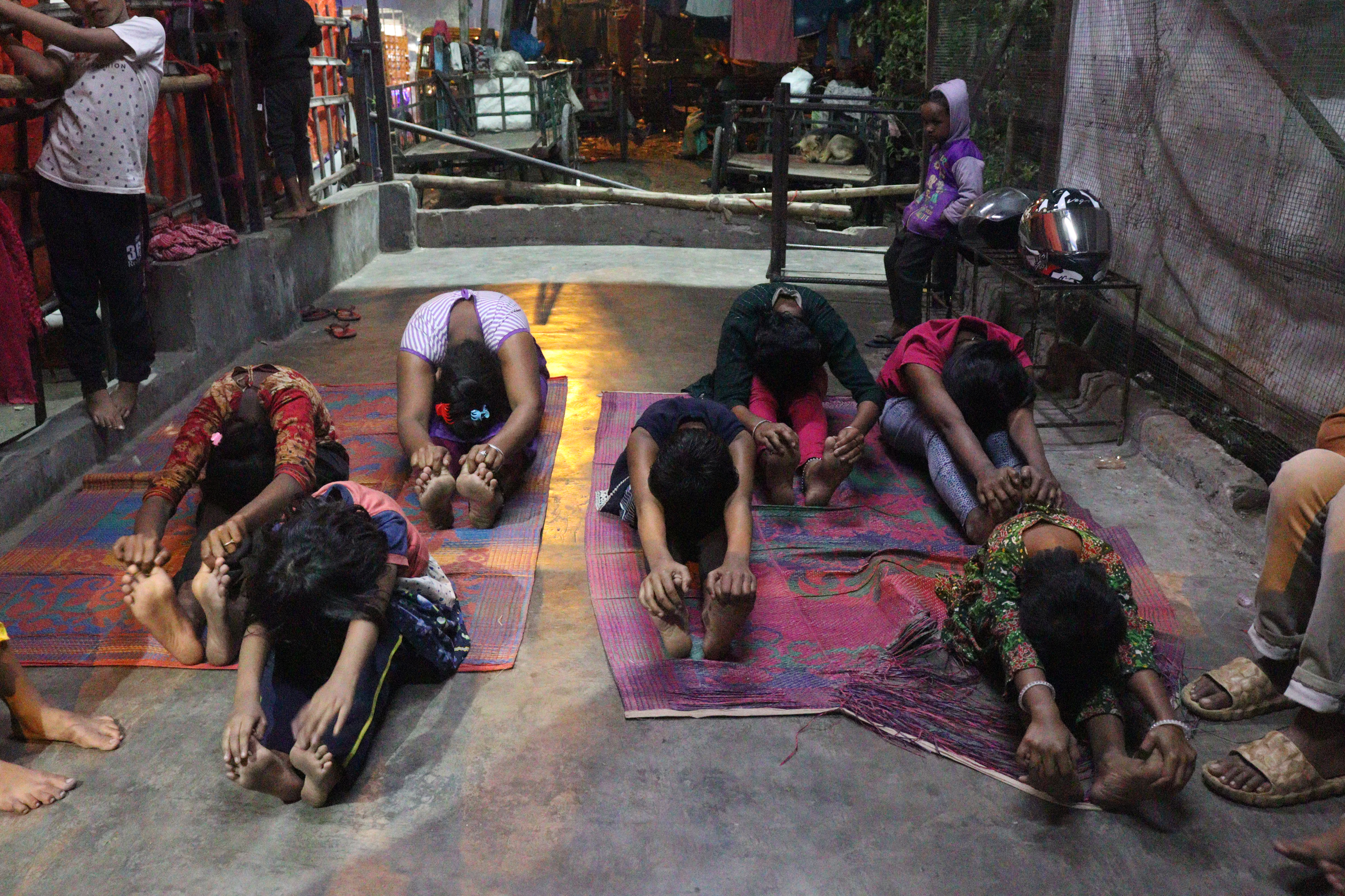 Gomukhasana (Cow Face Pose) 